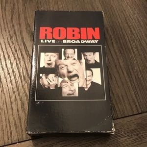 Robin Williams Live on Broadway RARE For your consideration VHS fans must see